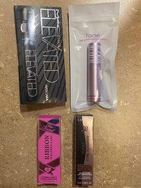Mascara Minis 4Pc Set - MAC, Tarte, Too Faced, Lancome NEW